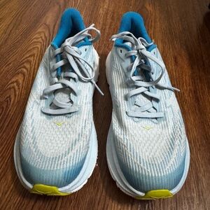 Hoka One One Kids Sneakers - Blue, White, and Yellow